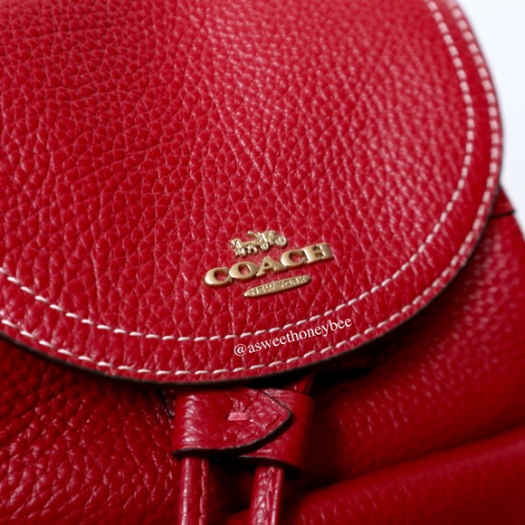 *NEW* COACH PENNIE BACKPACK 22 - 1941 RED - Picture 6 of 9